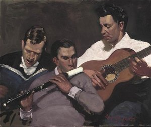 Three Top Sergeants — George Luks