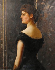 Portrait Of Laura Mary Stapleton — John Maler Collier