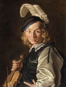 Young Man With A Fiddle — Matthias Stom