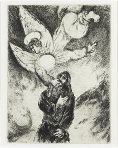 Jeremiah Received Gift Of The Prophecy (jeremiah, I, 4 10) — Marc Chagall
