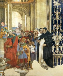 Triumph Of St Thomas Aquinas Over The Heretics (detail) — Filippino Lippi