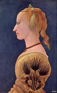 Portrait Of A Lady In Yellow — Alessio Baldovinetti