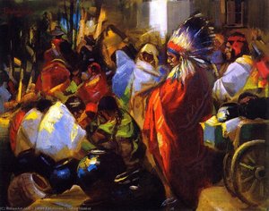 Indian Market — Julius Rolshoven