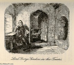 Lord George Gordon In The Tower' — Hablot Knight Browne