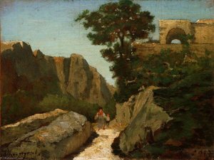 Landscape At Capri — Henri-joseph Harpignies