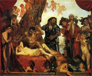 Risata Omerica, Prima Versione — Lovis Corinth