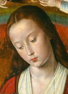 The Moulins Triptych (detail) — Jean Hey
