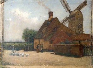 Windmill And Geese — Wilfred Williams Ball