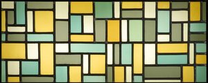 Stained Glass Composition Viii — Theo Van Doesburg