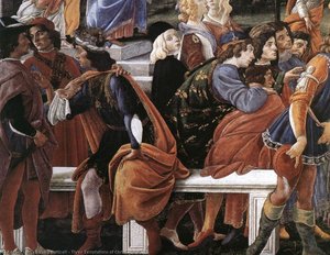 Die Drei Versuchungen Christi (detail) — Sandro Botticelli
