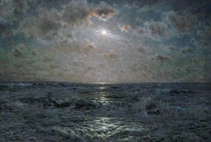 Moonlit Atlantic From Tintagel, Cornwall — Byron Cooper