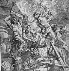 Forge Of The Cyclopes — Cornelis Cort