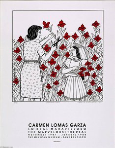 Ofreciendo Flores — Carmen Lomas Garza