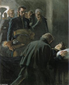 Wilhelm Von Schwerins' Death — Albert Edelfelt
