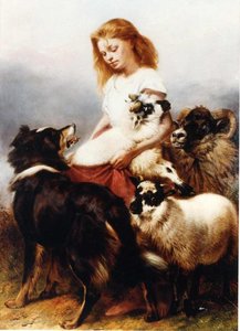 The Herd Lassie — Richard Ansdell