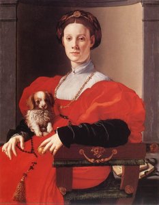 Portrait Of A Lady In Red — Jacopo Carucci
