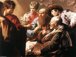 The Calling Of St Matthew — Hendrick Terbrugghen