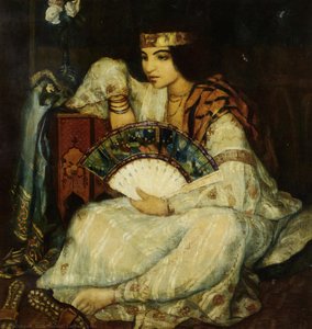 Lady With A Fan — إميل برنار
