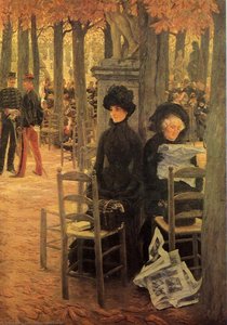 Without A Dowry (also Known As Sunday In The Luxembourg Gardens) — Jacques Joseph Tissot