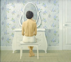 Woman At A Dresser — John Christopher Pratt