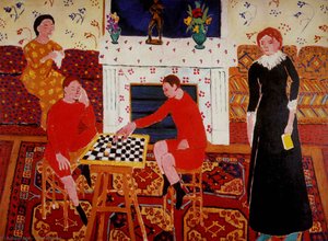 La Famille Du Peintre Huile Sur Toile St Petersbourg, Museum Of The Hermitage — Henri Matisse