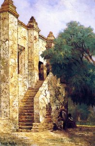 The Stairway, Mission San Gabriel, California — إدوين ديكون