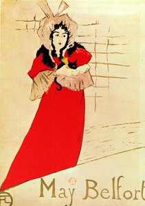 Jardin De Paris, May Belfort, Plakat — Henri De Toulouse-lautrec