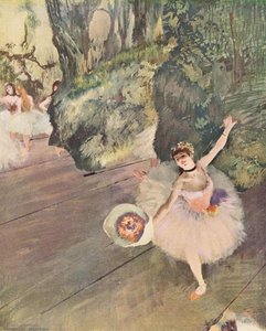 Ballerina Con Un Bouquet Di Fiori (la Stella Del Balletto) — Hilaire-germain-edgar Degas