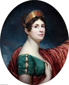 A Lady In Court Costume — Robert Jacques François Lefèvre