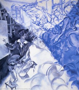 Ritratti Con Musa (sogno) — Marc Chagall