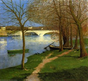 Bridge Over The Loire — Maxime Emile Louis Maufra