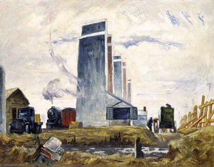 Row Of Elevators — Clyfford Still