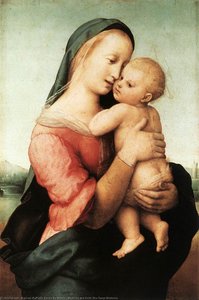 Raphael Och Jungfrun (tempi Madonna) — Rafael