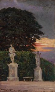 Corner Of The Terrace, Versailles — James Carroll Beckwith