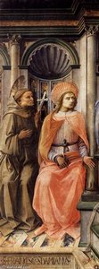 Madonna Enthroned With Saints (detail) — Filippo Di Tommaso Lippi