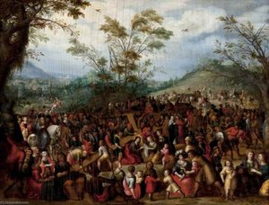 The Procession To Calvary — Frans Francken Iii.