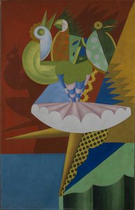 Rotazione Di Ballerina E Pappagalli — Fortunato Depero