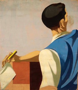Untitled (detail Of Figure Historic Survey Panel, Mural Study, Cultural Activities Of The Wpa, Wpa Building, New York World's Fair, 1939) — Anton Refregier