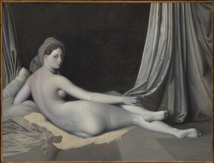 Odalisca In Grisaille — Jean-auguste-dominique Ingres