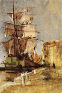 Venetian Sailing Vessel — John Henry Twachtman