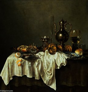 Breakfast With A Crab — Willem Claesz Heda