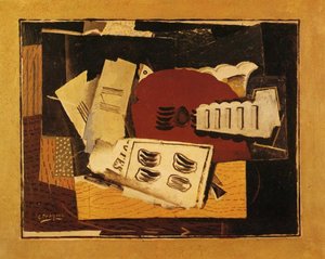 Gitarre Und Musikblatt — Georges Braque
