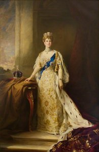 Mary Of Teck (1867–1953), Queen Consort Of King George V (copy Of Samuel Henry William Llewellyn) — Harry M Allen