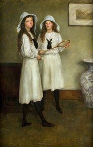 Ailsa And Marjorie Hatton, With A Racquet — Brian Hatton