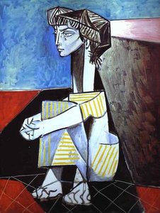 Jacqueline With Crossed Hands — Pablo Picasso