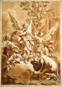 Abraham And The Three Angels — Francesco Fontebasso