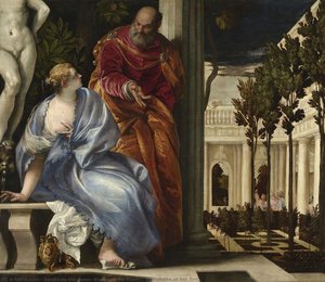 Bathsheba At Her Bath — Bonifazio Veronese