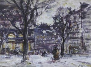 Princes Street In The Snow — Peter Wishart