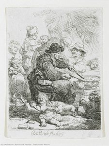 La Donna Delle Crepes — Rembrandt Van Rijn