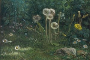 Dandelions — Jean François Millet The Elder